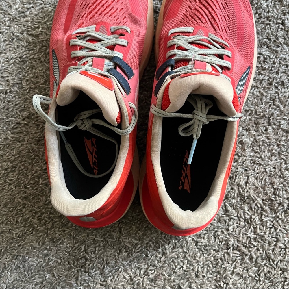 Women's Altra Provision 6 Running Shoes Orange / Red Size 10.5 Walking Sneakers - Picture 4 of 10